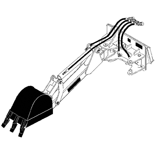 Swing Hoe (Swing) for dual remote units Morbark Brand